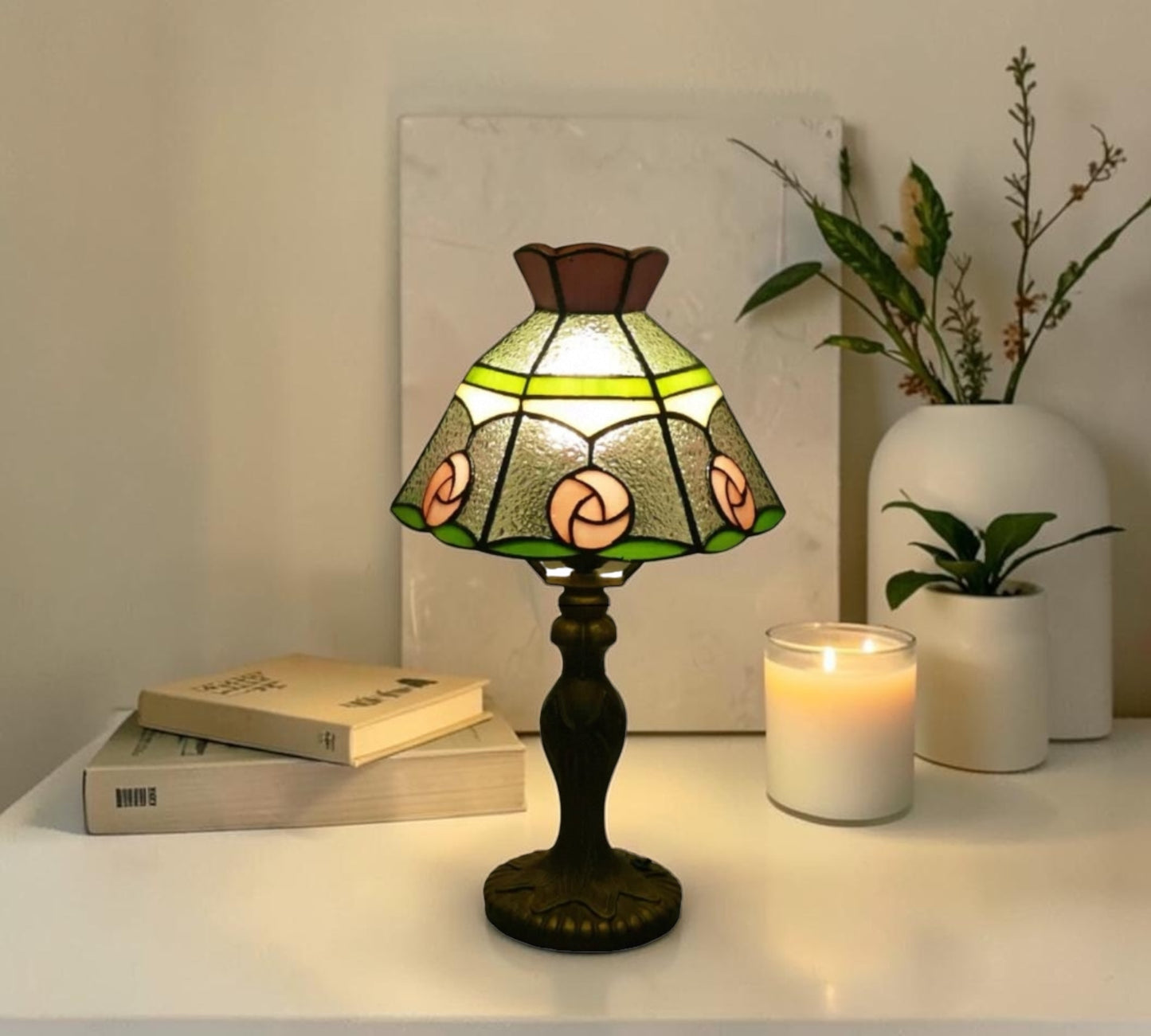 CDH 10" Tiffany Table Lamp with 20cm Shade (12302S)