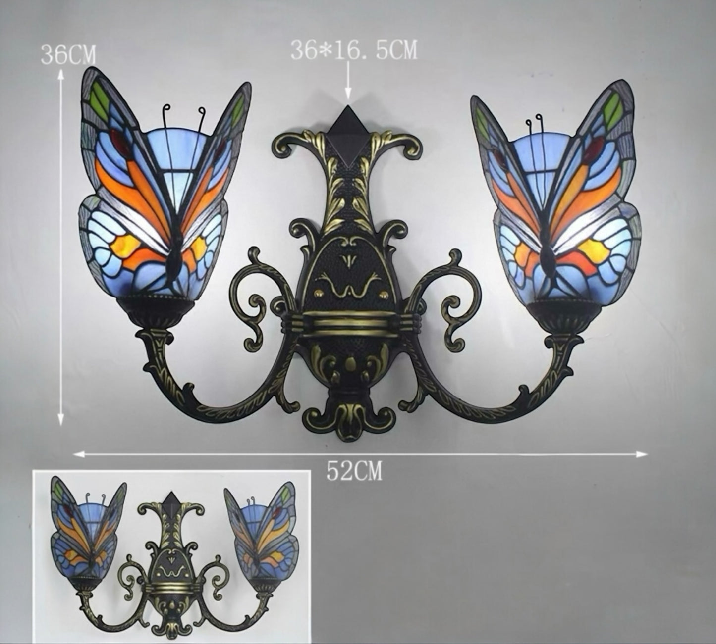 CDH Tiffany Wall Lights (26016WBD)