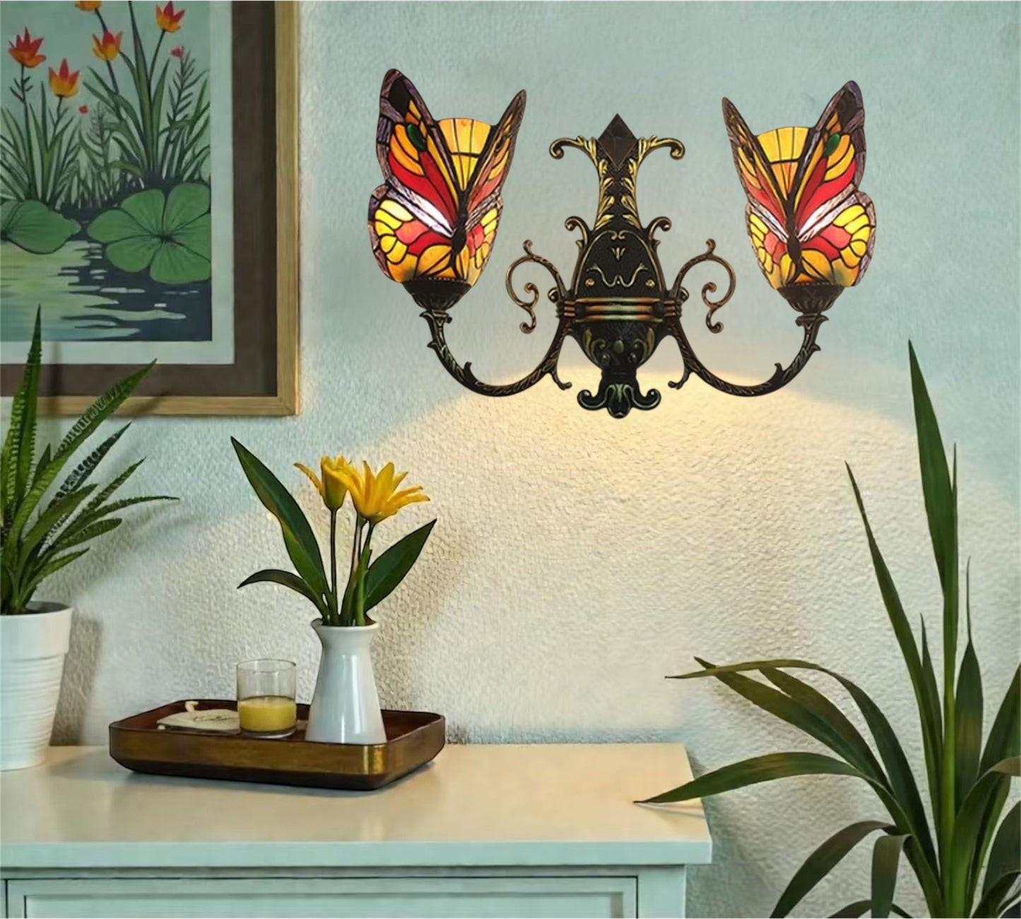 CDH Tiffany Wall Lights (26016WRD)