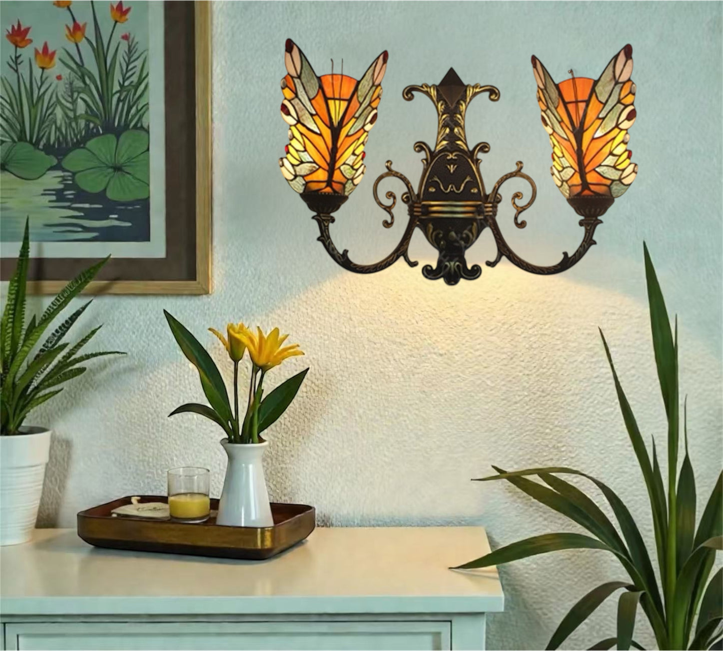 CDH Tiffany Wall Lights (26016WOD)