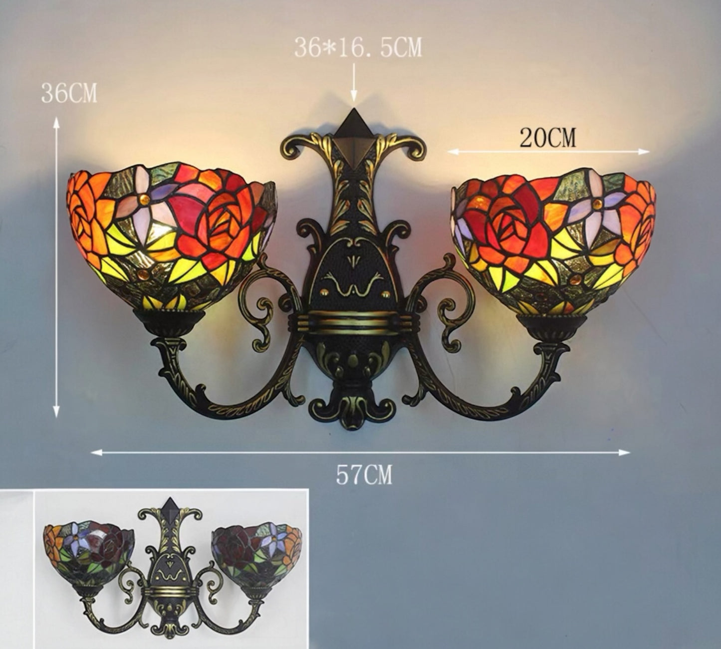 CDH Tiffany Wall Lights (26051W)