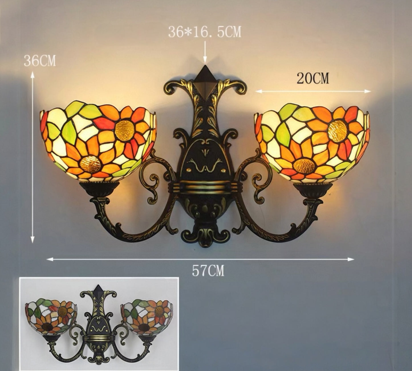 CDH Tiffany Wall Lights (26054W)
