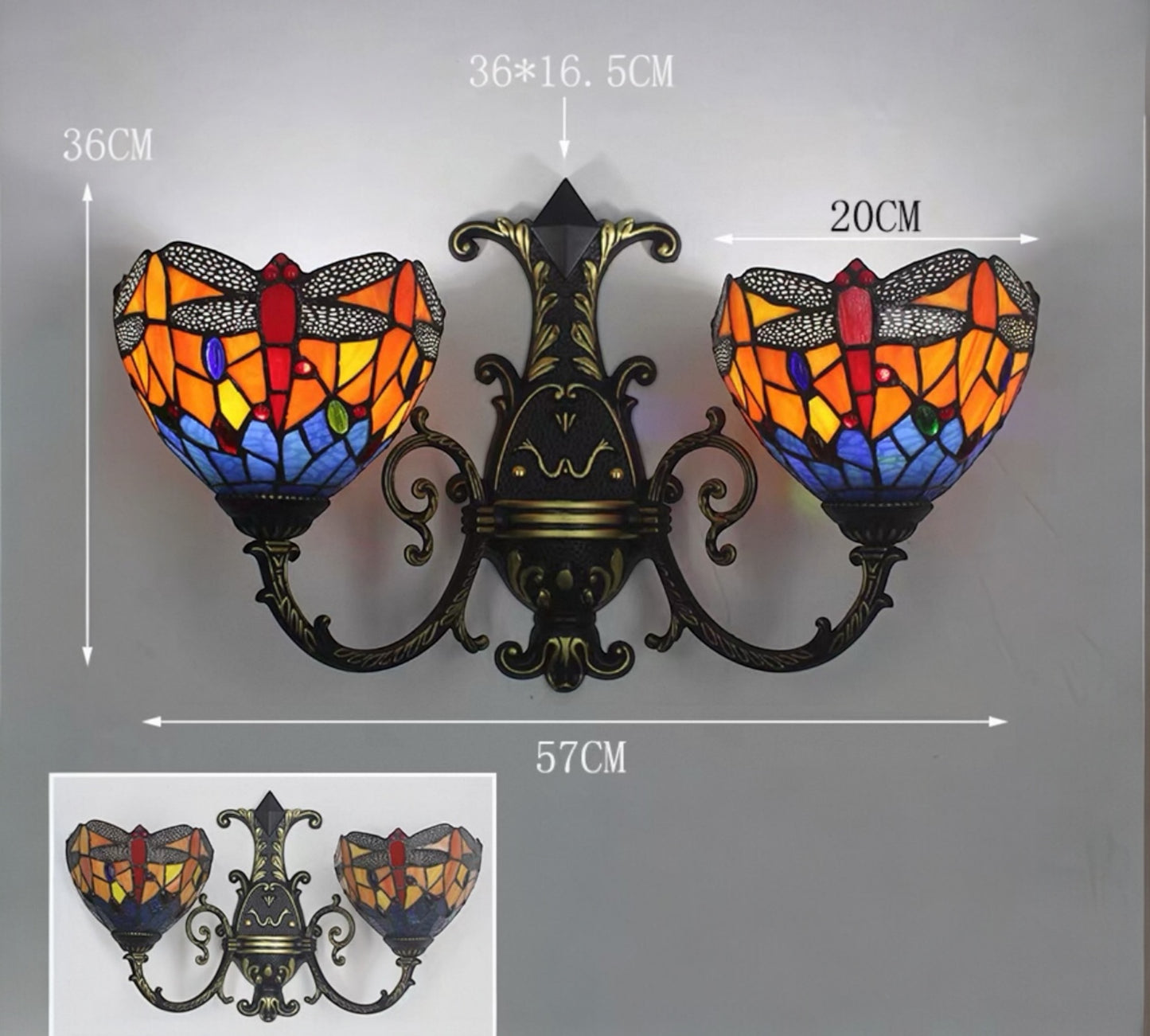 CDH Tiffany Wall Lights (26055W)