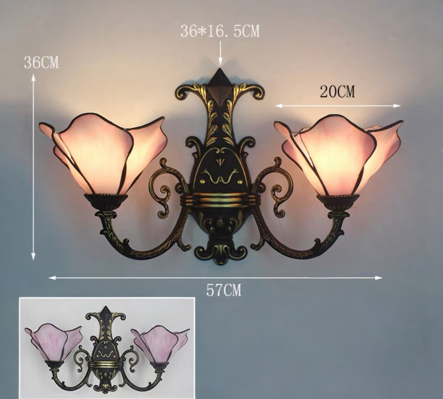 CDH Tiffany Wall Lights (26058W)