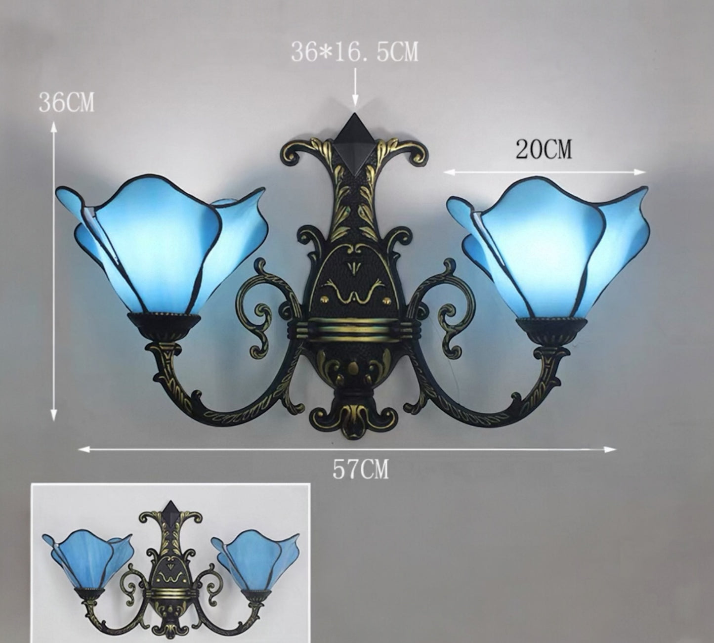 CDH Tiffany Wall Lights (26059W)