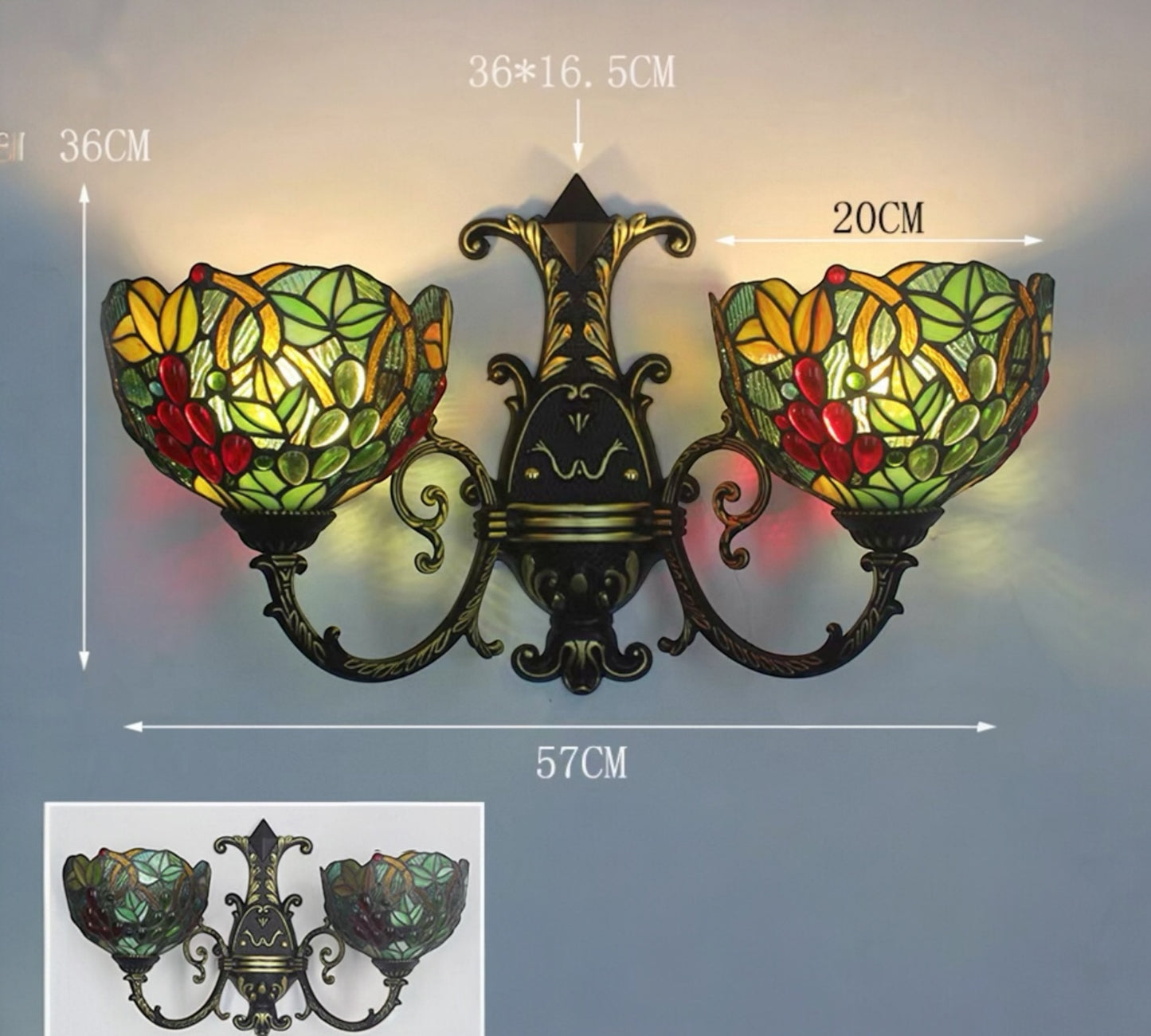 CDH Tiffany Wall Lights (26057W)