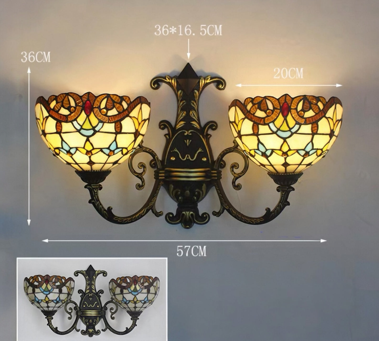 CDH Tiffany Wall Lights (26061W)
