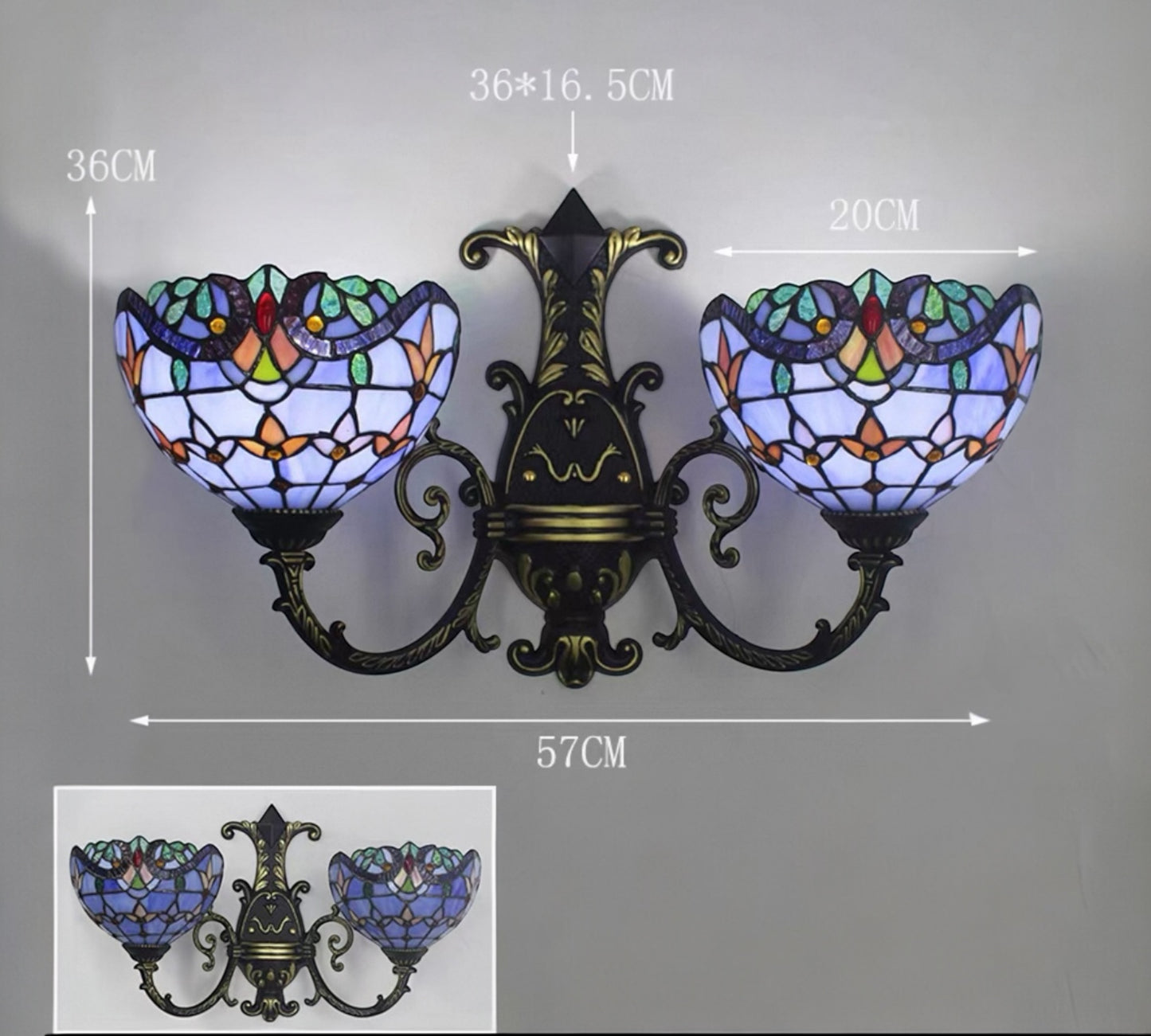 CDH Tiffany Wall Lights (26060W)