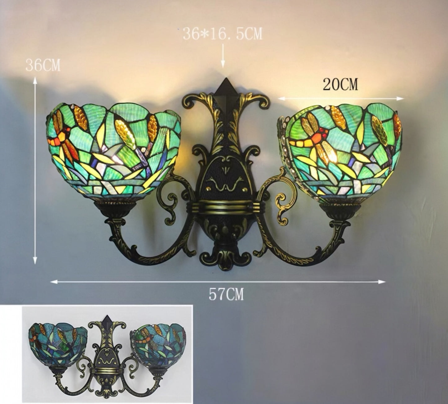 CDH Tiffany Wall Lights (26053W)