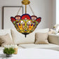 CDH 16" Tiffany Upright Lamp 40cm shade (16086CR)