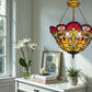 CDH 16" Tiffany Upright Lamp 40cm shade (16086CR)