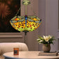 CDH 16" Tiffany Upright Lamp 40cm shade (16034CR)