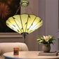 CDH 16" Tiffany Upright Lamp 40cm shade (16405XR)
