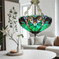 CDH 16" Tiffany Upright Lamp 40cm shade (16013CR)