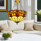 CDH 16" Tiffany Upright Lamp 40cm shade (15032CR)