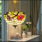 CDH 16" Tiffany Upright Lamp 40cm shade (11002XCR)