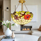CDH 16" Tiffany Upright Lamp 40cm shade (11002XCR)