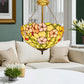 CDH 16" Tiffany Upright Lamp 40cm shade (12098LCR)