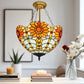 CDH 16" Tiffany Upright Lamp 40cm shade (11003XCR)