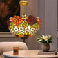 CDH 16" Tiffany Upright Lamp 40cm shade (11005XCR)