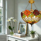 CDH 16" Tiffany Upright Lamp 40cm shade (11005XCR)