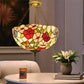 CDH 16" Tiffany Upright Lamp 40cm shade (11006XCR)