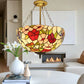 CDH 16" Tiffany Upright Lamp 40cm shade (11006XCR)