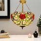 CDH 16" Tiffany Upright Lamp 40cm shade (11007XCR)