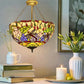 CDH 16" Tiffany Upright Lamp 40cm shade (16941CR)