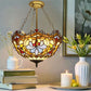 CDH 18" XLARGE Tiffany Upright Lamp 46cm shade (19029CR)