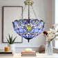 CDH 18" XLARGE Tiffany Upright Lamp 46cm shade (19017CR)