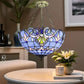 CDH 18" XLARGE Tiffany Upright Lamp 46cm shade (19017CR)