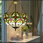 CDH 16" Tiffany Upright Lamp 40cm shade (11008XCR)