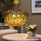 CDH 18" XLARGE Tiffany Upright Lamp 46cm shade (19002YCR)