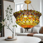 CDH 18" XLARGE Tiffany Upright Lamp 46cm shade (19002YCR)
