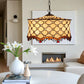 CDH 18" XLARGE Tiffany Pendant Lamp 46cm shade (19009C)