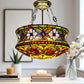 CDH 18" XLARGE Tiffany Upright Lamp 46cm shade (19007CR)