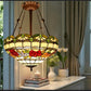 CDH 18" XLARGE Tiffany Upright Lamp 46cm shade (19012CR)