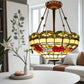 CDH 18" XLARGE Tiffany Upright Lamp 46cm shade (19012CR)
