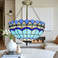 CDH 18" XLARGE Tiffany Upright Lamp 46cm shade (19023CR)