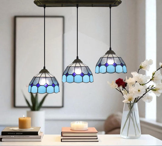 CDH 10” Tiffany Pendant Lamp 20cm shades (26006BP3)