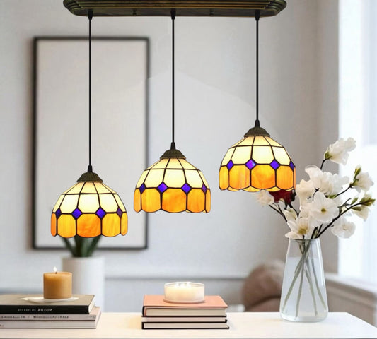 CDH 10” Tiffany Pendant Lamp 20cm shades (26006YP3)