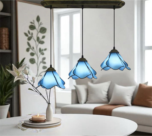 CDH 10” Tiffany Pendant Lamp 20cm shades (12034BP3)