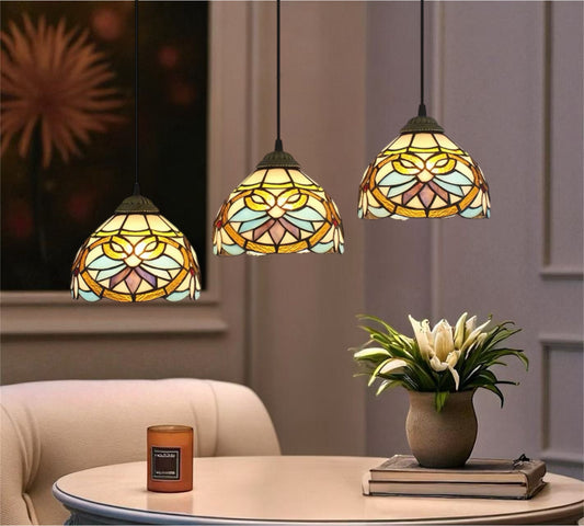 CDH 10” Tiffany Pendant Lamp 20cm shades (12045P3)