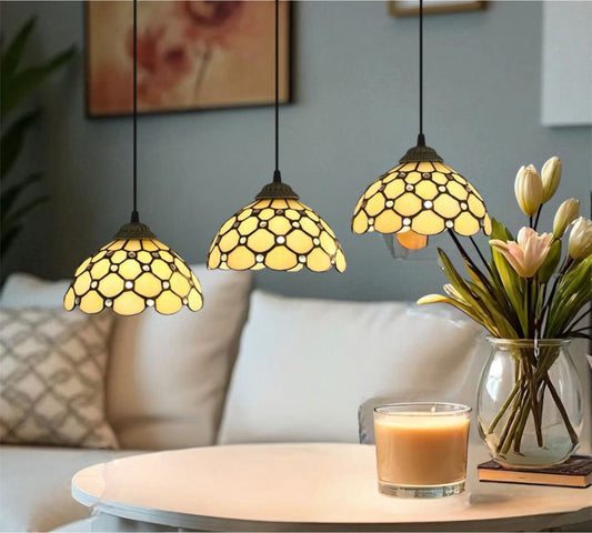 CDH 10” Tiffany Pendant Lamp 20cm shades (12021P3)