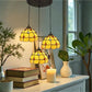 CDH 10” Tiffany Pendant Lamp 20cm shades (12103P3R)