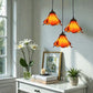 CDH 10” Tiffany Pendant Lamp 20cm shades (12034OP3R)