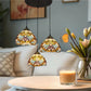 CDH 10” Tiffany Pendant Lamp 20cm shades (12045P3R)