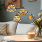 CDH 10” Tiffany Pendant Lamp 20cm shades (12045P3R)