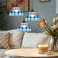 CDH 10” Tiffany Pendant Lamp 20cm shades (26006BP3R)